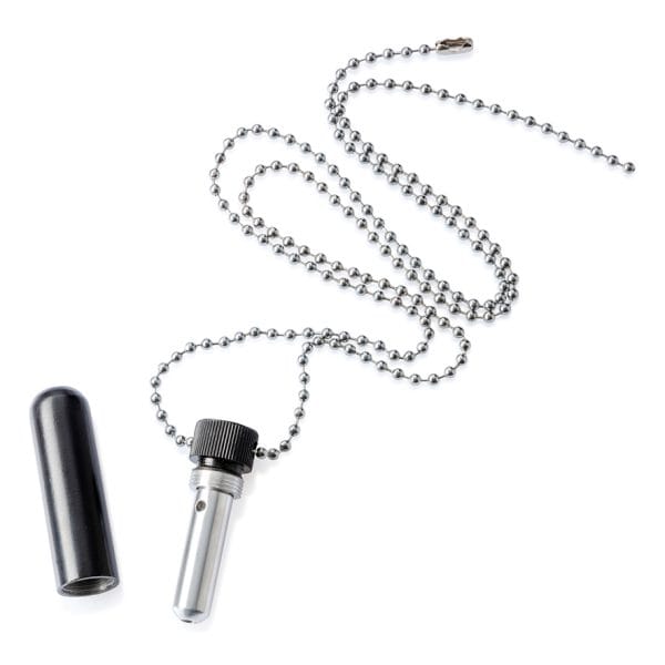 Poppers Inhaler Single Metal Black