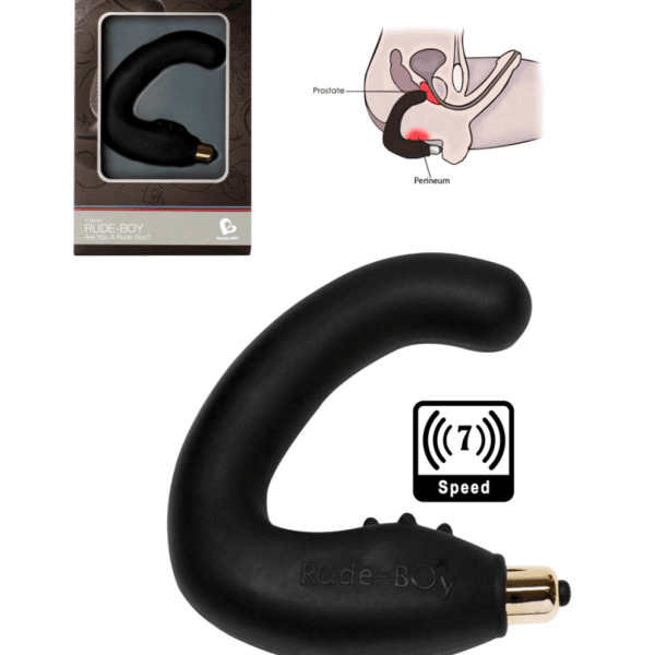 7 Speed Rude Boy Prostatamasseur – Schwarz